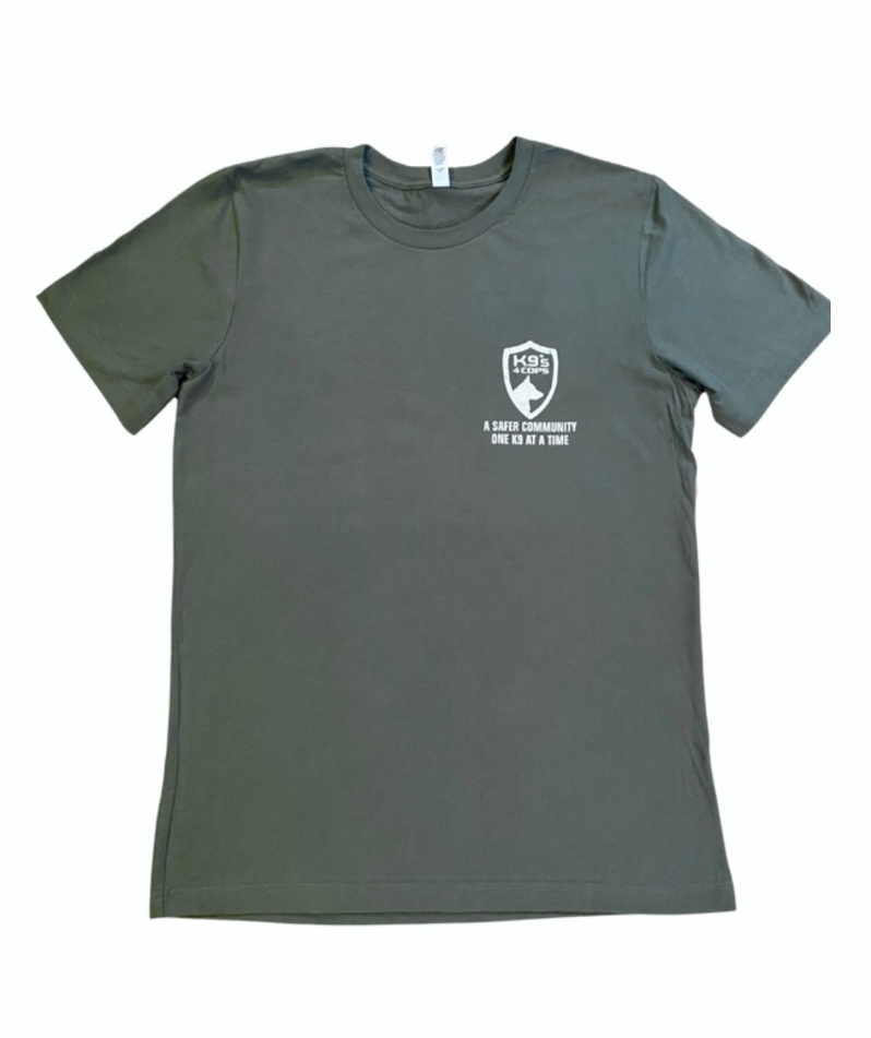 K9 Names T-Shirt- Military Green
